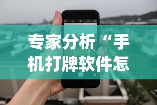 专家分析“手机打牌软件怎么老输	”作弊(透视)透视辅助