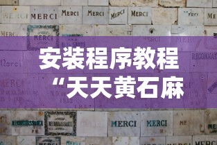 安装程序教程“天天黄石麻将胜率清零卡怎么用”详细分享装挂