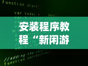 安装程序教程“新闲游透视”(原来确实是有插件)
